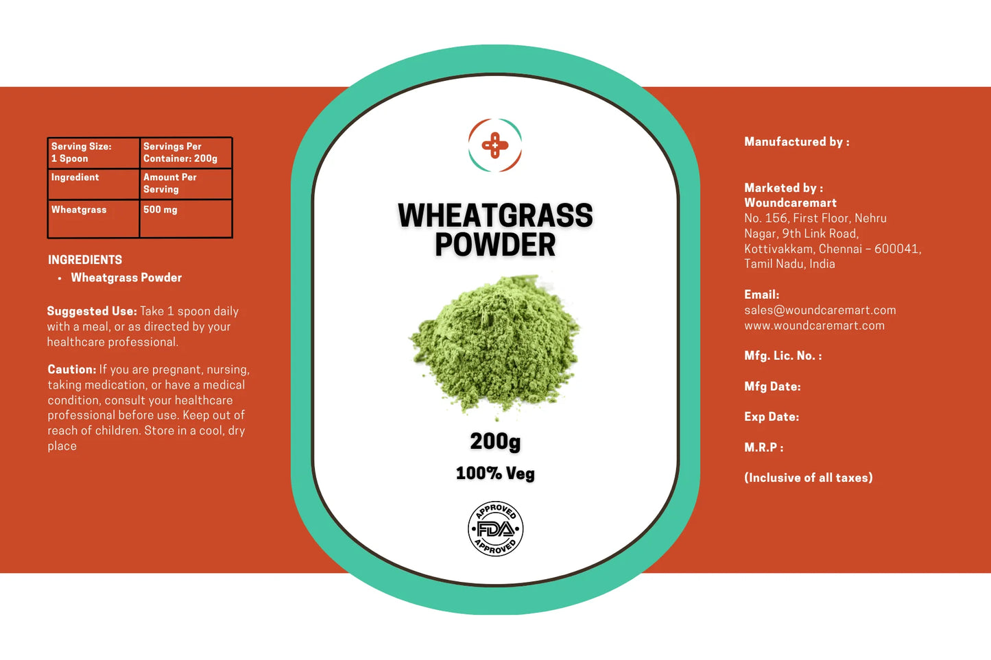 Buy Wheatgrass Powder for Detox, Immunity & Energy Online