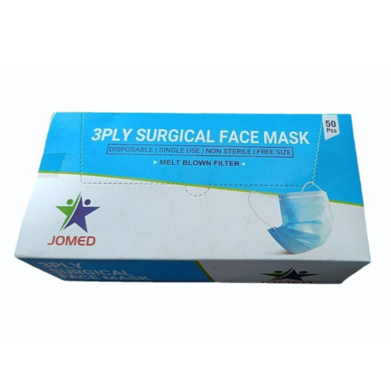 3 Ply Surgical Face Mask Pack Of 50 Woundcaremart