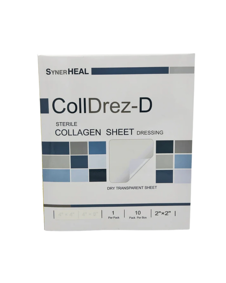 Colldrez-D | sterile Collagen sheet treatment for burns | Synerheal Pharmaceuticals