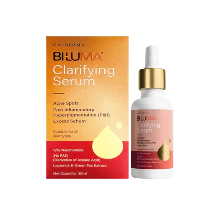 Biluma Clarifying Serum 30ml | Fades Dark Spots & Evens Skin Tone | Brightening Daily Serum