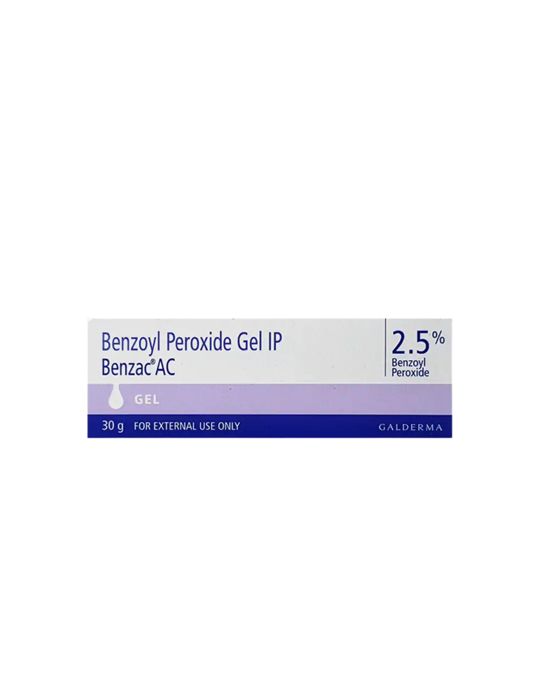 Benzac AC 2.5% Gel 30 GM Galderma Pharma
