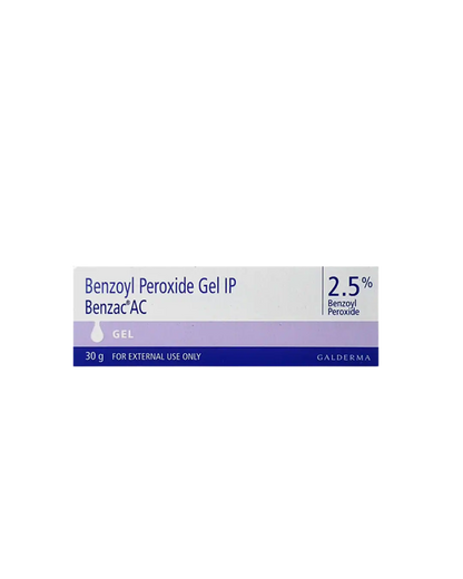 Benzac AC 2.5% Gel 30 GM Galderma Pharma