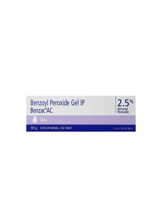Benzac AC 2.5% Gel 30 GM Galderma Pharma