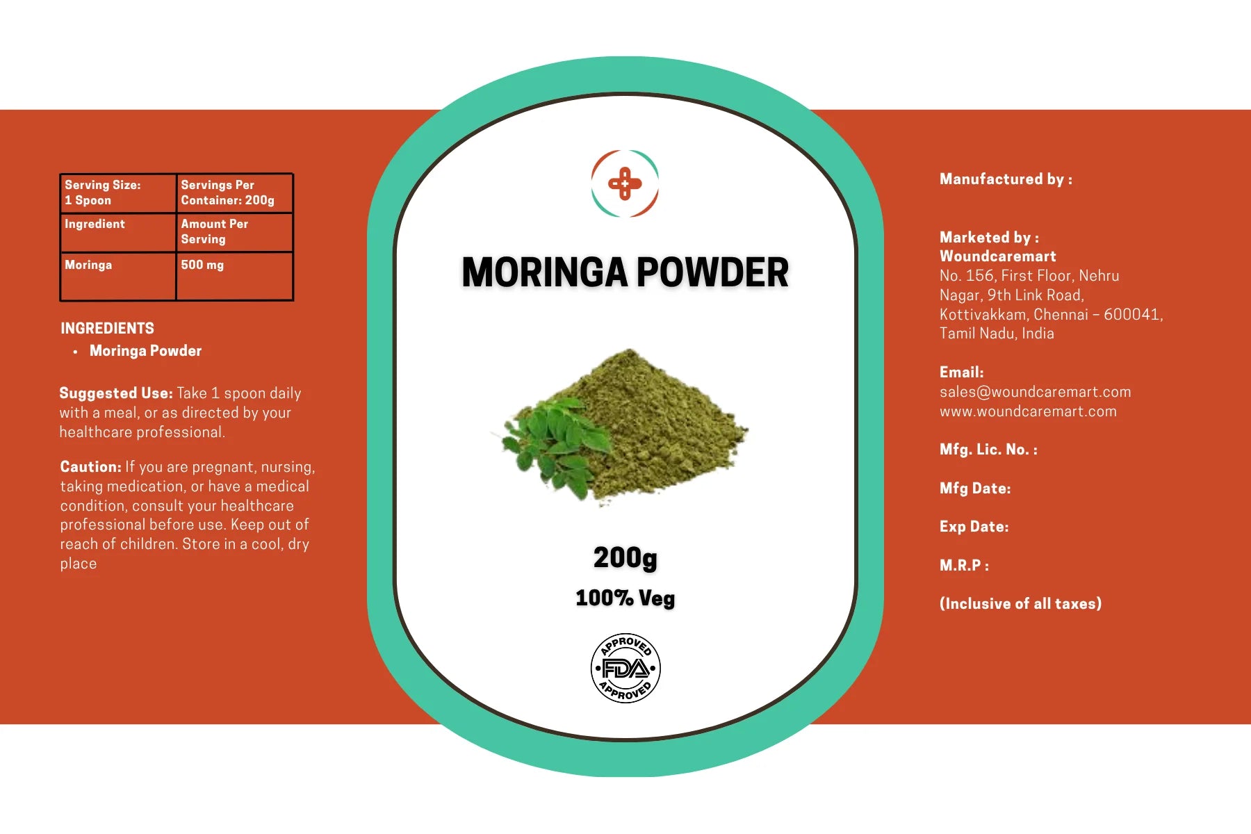 Buy Moringa Powder for Energy, Immunity & Daily Nutrition Online