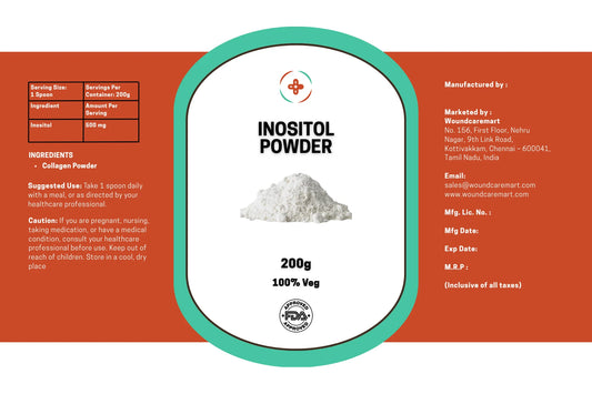 Buy Inositol (Vitamin B8) Powder for PCOS & Hormonal Balance Online