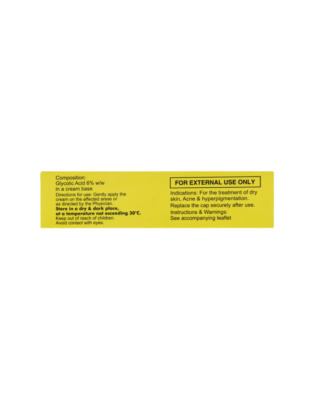 Glyco 6% Cream 30 Gm Micro Labs
