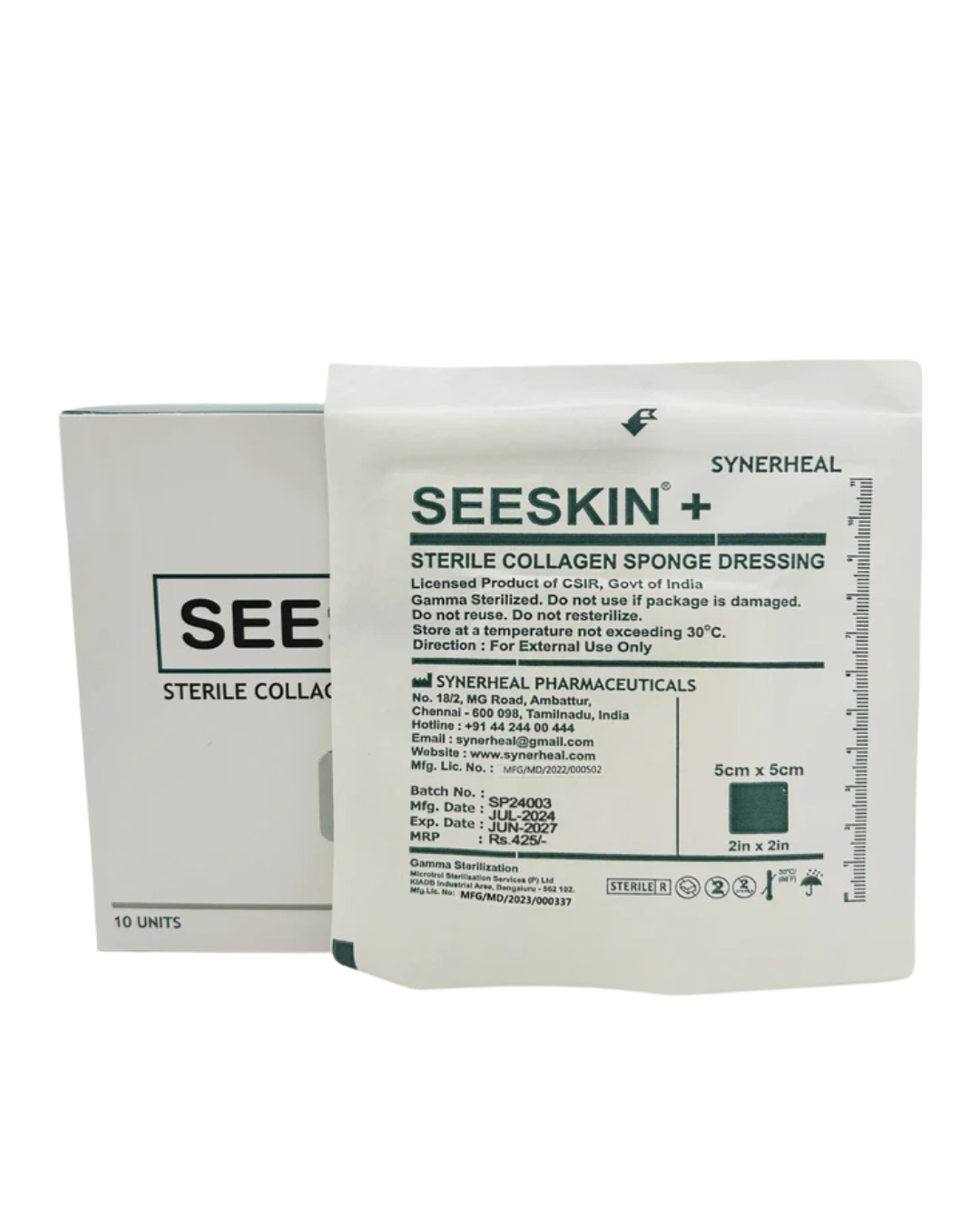 Seeskin plus Collagen sponge / bedsore dressing / sponge dressing