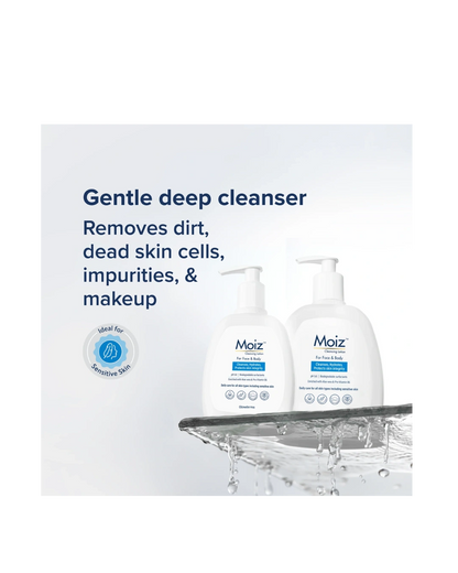 Moiz Cleansing Lotion – Gentle & Effective Daily Cleanser for Sensitive Skin