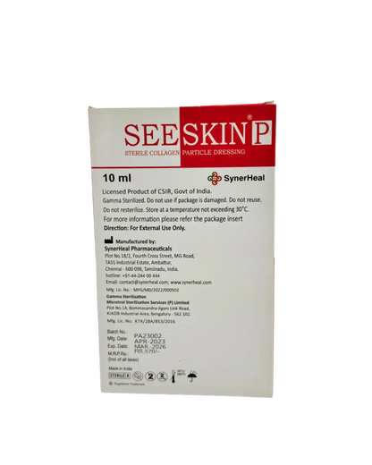 Seeskin P Sterile Collagen particles / bedsore dressing / chronic wounds
