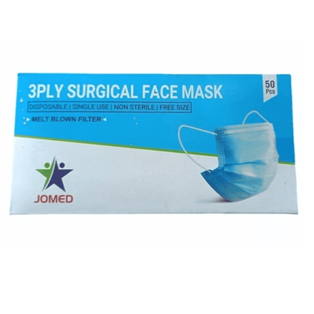 3 Ply surgical Face mask Pack of 50 | Jomed