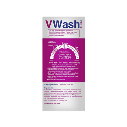 VWash Plus Intimate Hygiene Wash with Sea Buckthorn Oil | PH Balanced Daily Feminine Wash