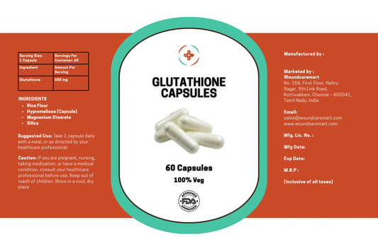 Buy Glutathione Capsules (Reduced Form) for Skin Brightening & Detox