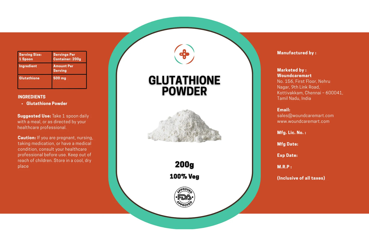Buy Glutathione Powder for Skin Brightening & Detox Online