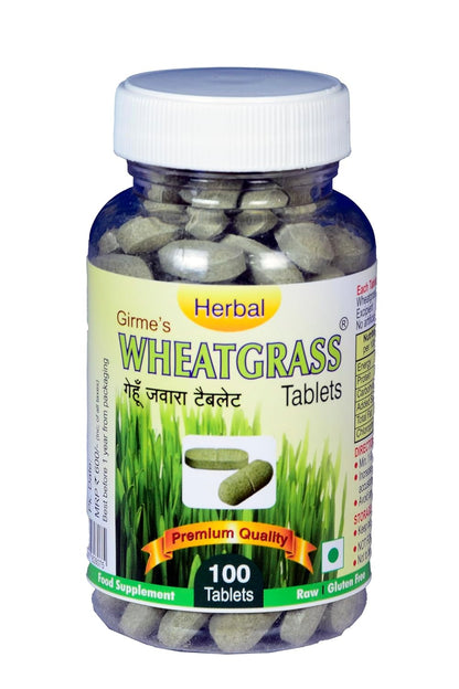 Girme’s Wheatgrass Tablets - 1gm x 100 Tablets Pack