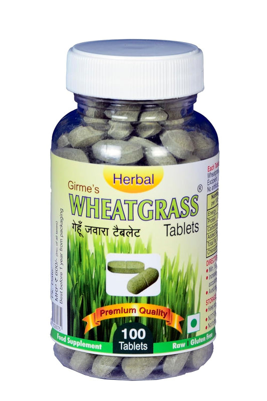 Girme’s Wheatgrass Tablets - 1gm x 100 Tablets Pack