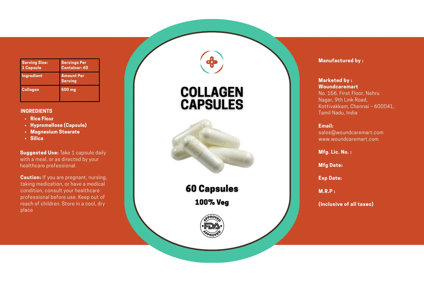 Buy Collagen Capsules for Skin, Hair & Joint Health Online