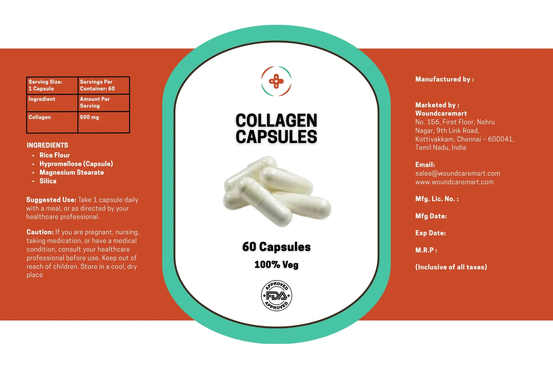 Buy Collagen Capsules for Skin, Hair & Joint Health Online