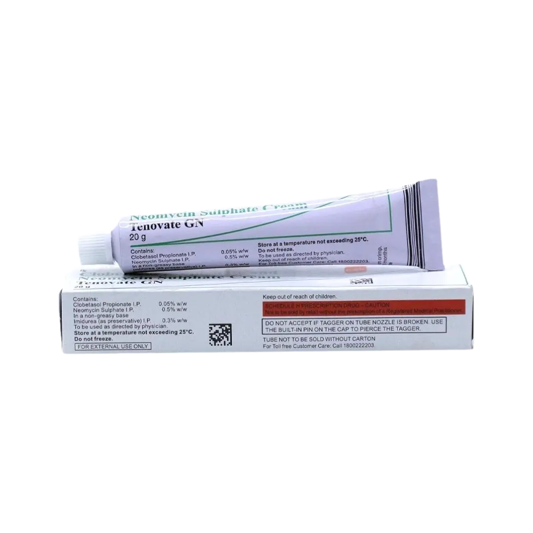 Tenovate GN Cream – Treatment for Bacterial Skin Infections, Itching & Inflammation