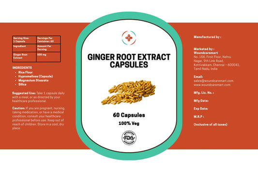 Buy Ginger Root Extract Capsules for Digestion & Immunity