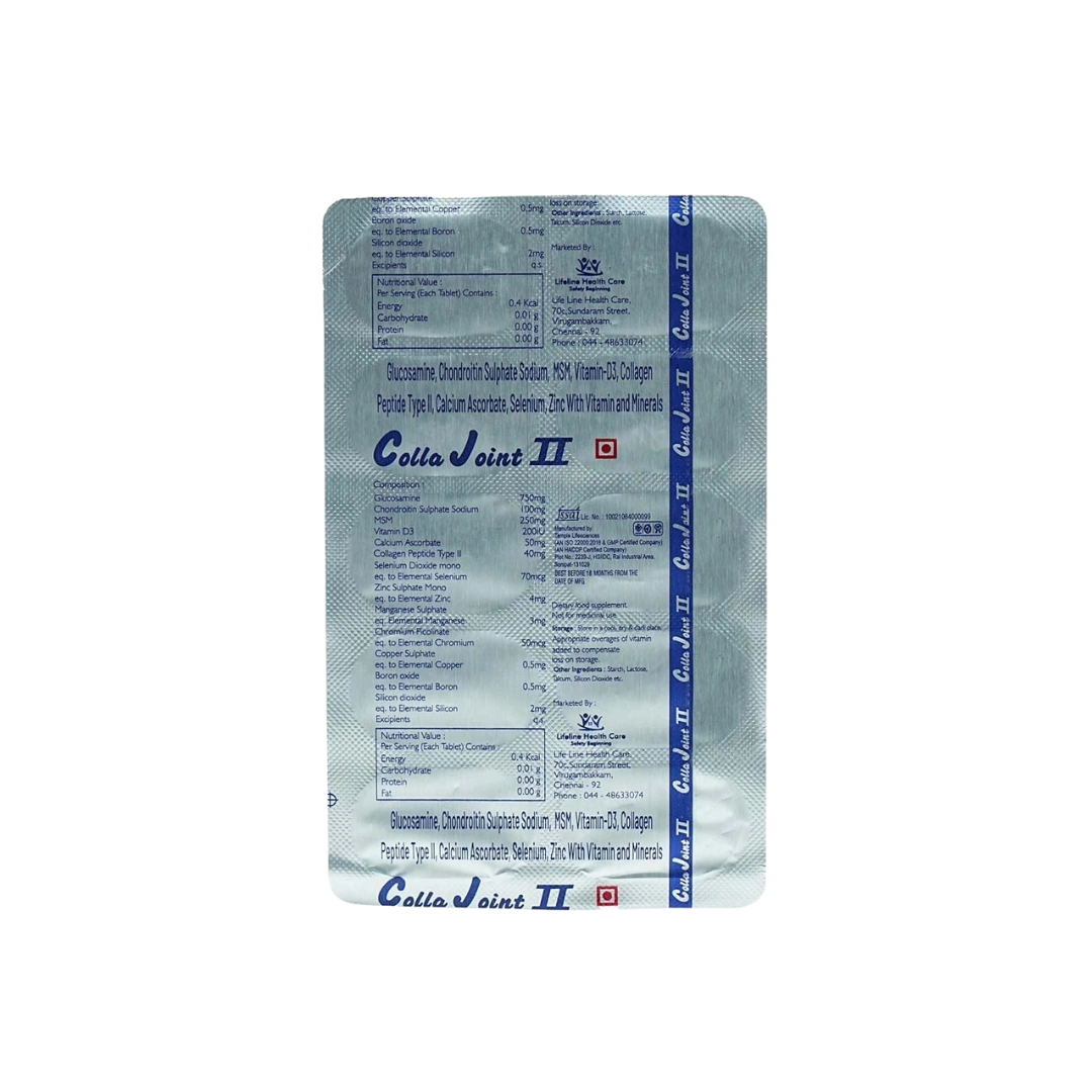 Colla Joint II Tablets | Joint Health & Mobility Support | 10 Tablets