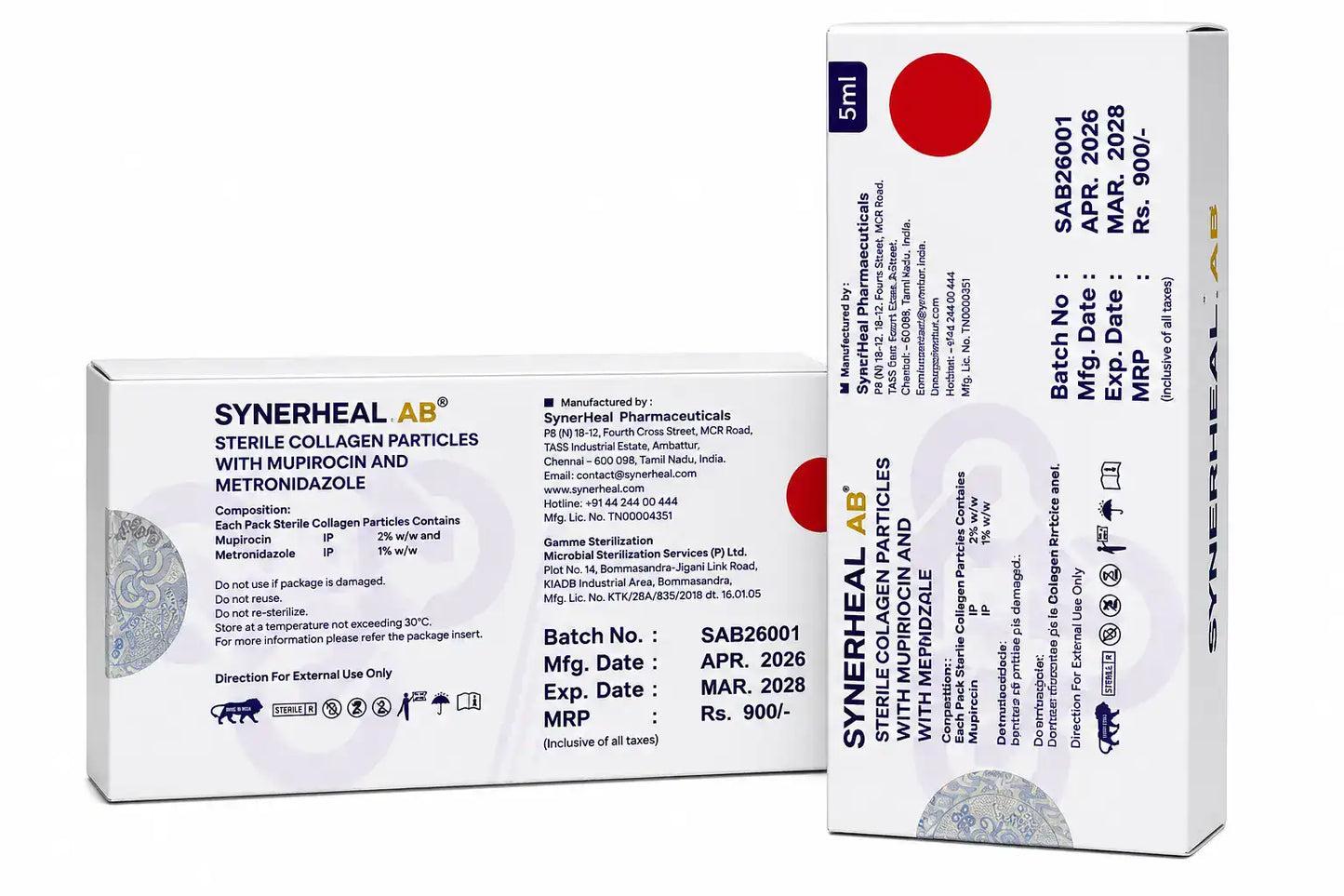 Synerheal AB Collagen Particles 3