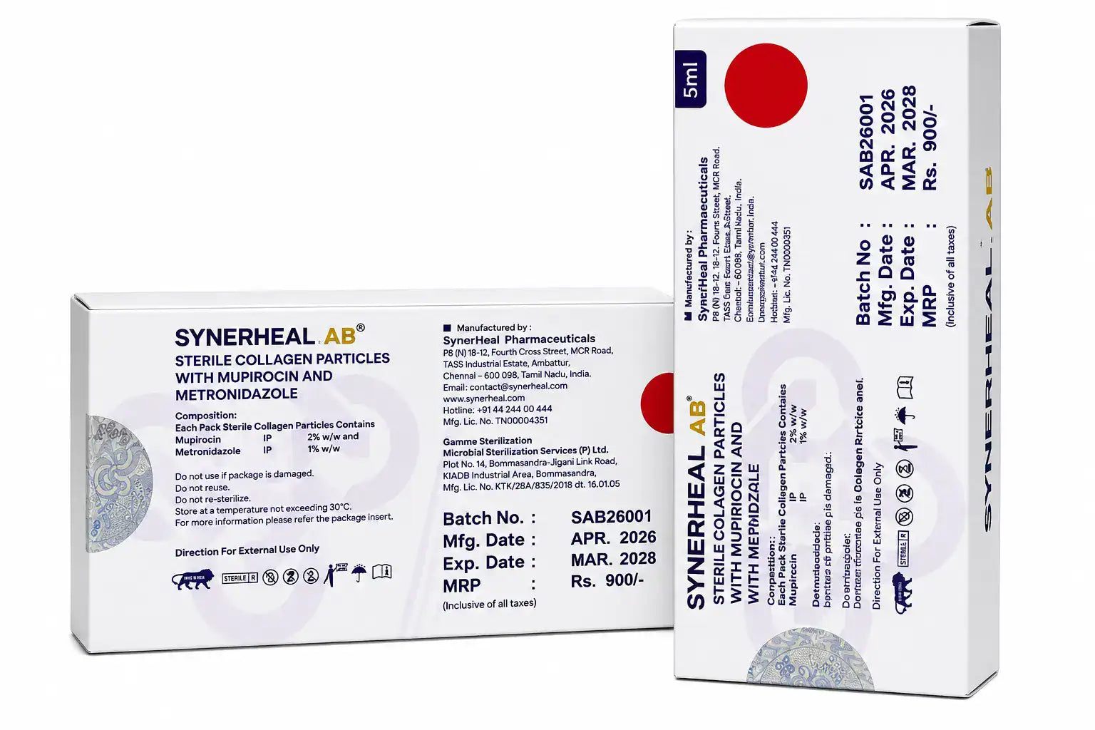 Synerheal AB Collagen Particles 3