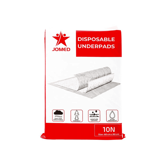 Disposable underpads 60cmx90cm - 10 Nos | Jomed