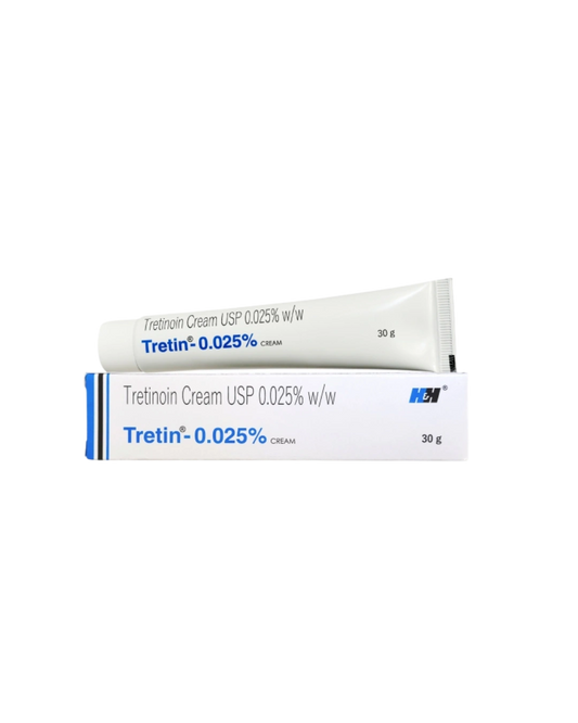 Tretin 0.025% Cream 30GM H&H Pharmaceuticals