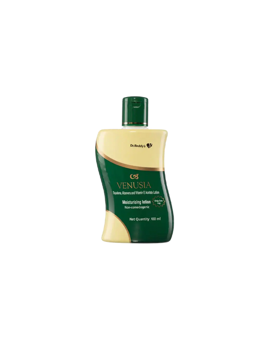 Venusia Moisturizing Lotion 100ml – With Aloe Vera, Vitamin E & Squalene for Smooth & Hydrated Skin