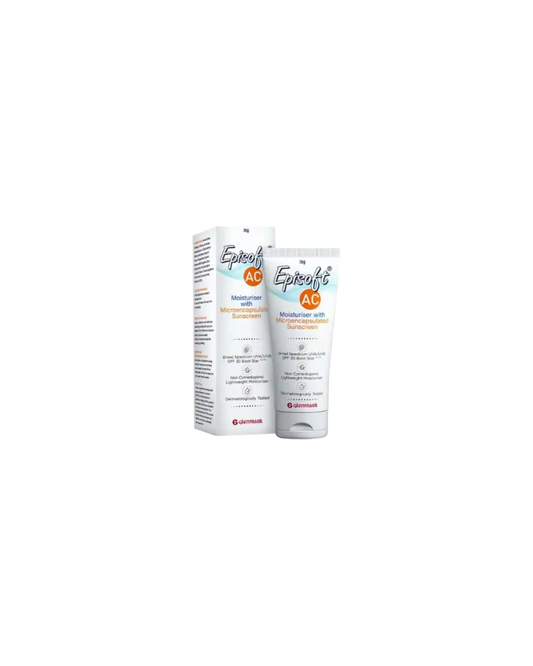 Episoft Ac Lightweight Moisturizer With Microencapsulated Sunscreen | Acne Safe | All Skin Types | Paraben & Fragrance Free | Suitable For Men & Women