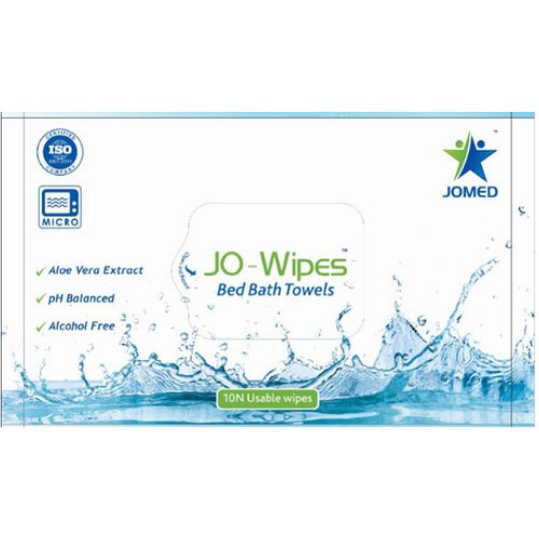 Jo Wipes - bed bath towels 10N | Jomed