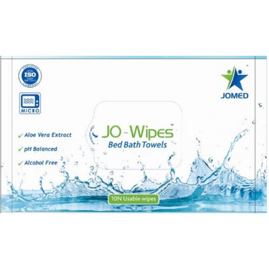 Jo Wipes - bed bath towels 10N | Jomed