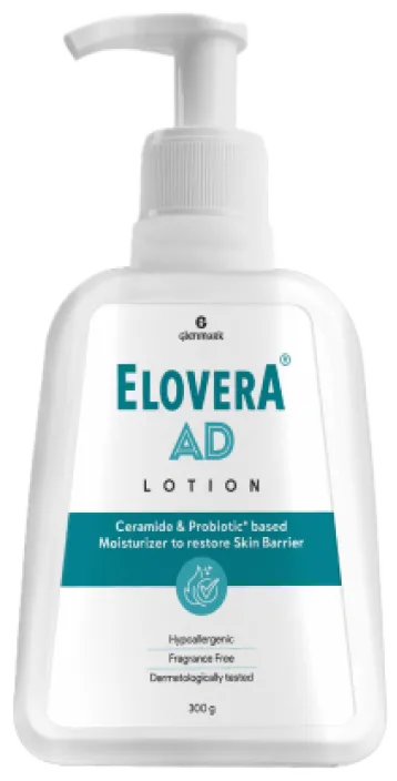 Buy Elovera AD Lotion Ceramide & Probiotic based Moisturizer 300g Online at Woundcaremart