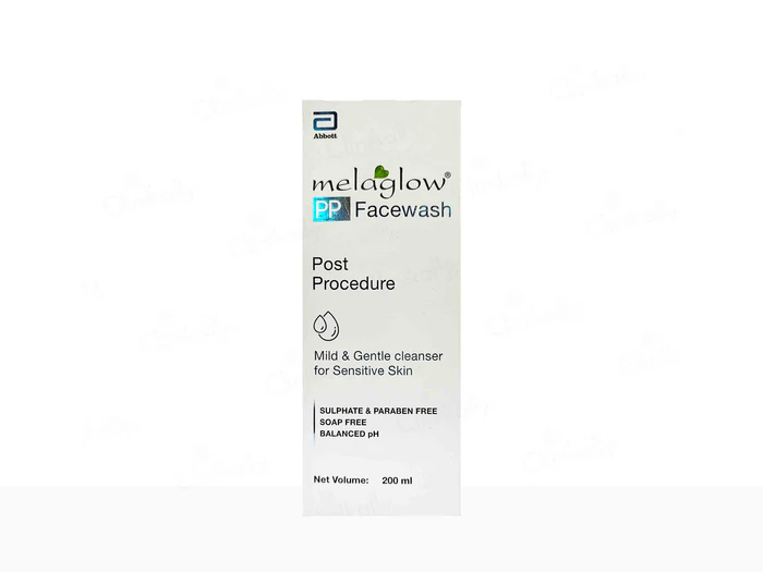 Buy MELAGLOW PP Face Wash 200ml Online at Woundcaremart
