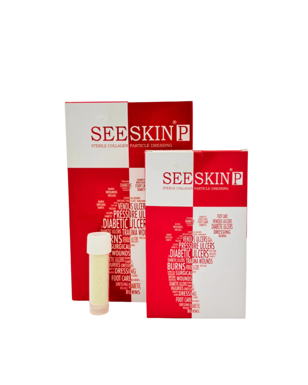 Seeskin P Sterile Collagen particles / bedsore dressing / chronic wounds
