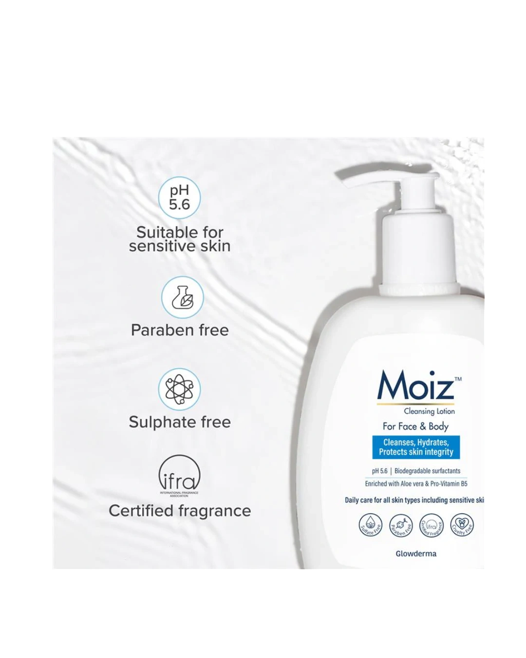 Moiz Cleansing Lotion – Gentle & Effective Daily Cleanser for Sensitive Skin Moiz Cleansing Lotion – Gentle & Effective Daily Cleanser for Sensitive Skin