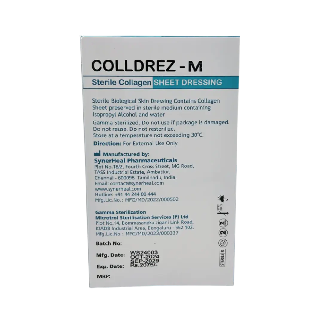 Colldrez M Meshed wet collagen sheet for burns